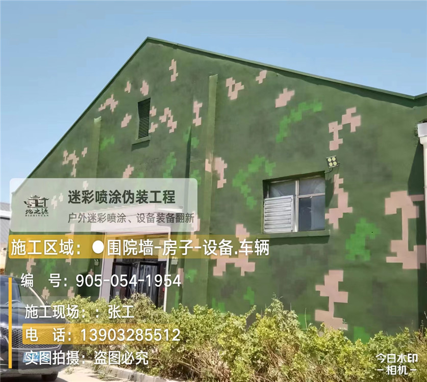 昆玉外墙数码迷彩漆施工报价清单（100㎡标准墙面测算）